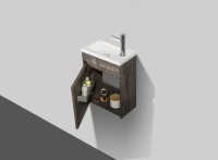 Мебель для ванной комнаты BelBagno Pietra Mini 46 L stone