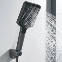 Смеситель для ванны с душем Shevanik S9902T оружейная сталь