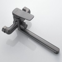 Смеситель для ванны с душем Shevanik S9902T оружейная сталь