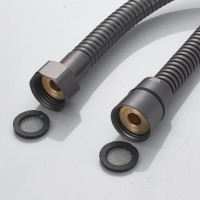 Смеситель для ванны с душем Shevanik S9902T оружейная сталь