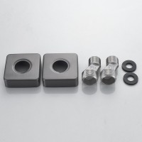 Смеситель для ванны с душем Shevanik S9902T оружейная сталь