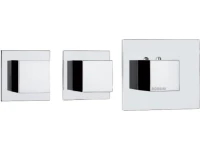 Термостатический смеситель встраиваемый Bossini Cube 2 Outlets LP Z032203 С ВНУТРЕННЕЙ ЧАСТЬЮ, хром Термостатический смеситель встраиваемый Bossini Cube 2 Outlets LP Z032203 С ВНУТРЕННЕЙ ЧАСТЬЮ, хром