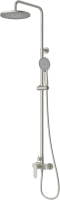 Душевая стойка Cezares Stylus STYLUS-CD-IN со смесителем, сатин