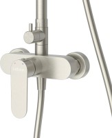 Душевая стойка Cezares Stylus STYLUS-CD-IN со смесителем, сатин