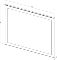 Мебель для ванной Aquanet Токио 58 1 ящик L