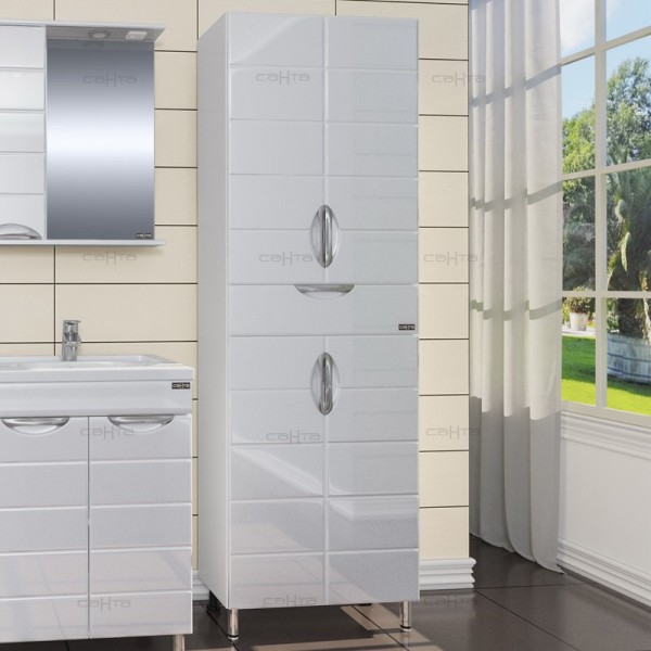 Шкаф пенал для ванной СаНта Родос 60