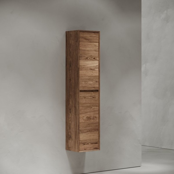 Шкаф пенал для ванной Sancos 35 универсальный, дуб чарльстон