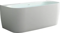 Акриловая ванна Allen Brau Priority 3 170x80 см, отдельностоящая, белая матовая, на ножках, со сливом-переливом
