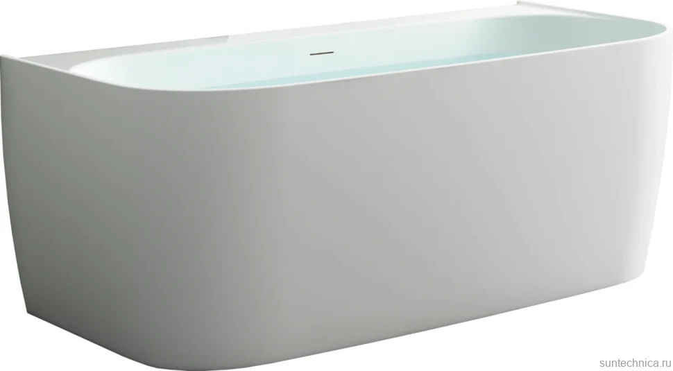 Акриловая ванна Allen Brau Priority 3 170x80 см, отдельностоящая, белая матовая, на ножках, со сливом-переливом