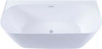 Акриловая ванна Allen Brau Priority 3 170x80 см, отдельностоящая, белая матовая, на ножках, со сливом-переливом