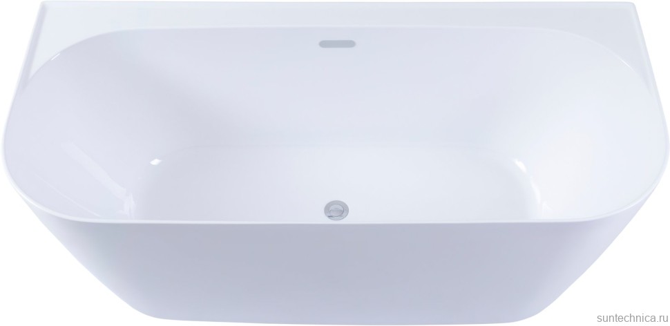 Акриловая ванна Allen Brau Priority 3 170x80 см, отдельностоящая, белая матовая, на ножках, со сливом-переливом