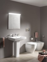 Раковина Laufen Pro S 8.1096.7.000.104.1 70 прямоугольная, с пьедесталом