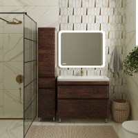 Мебель для ванной комнаты Style Line Атлантика 100 Люкс Plus, напольная, старое дерево