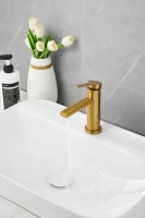 Смеситель для раковины BELZ B813 B10813-5 золото Смеситель для раковины BELZ B813 B10813-5 золото