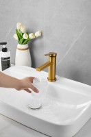 Смеситель для раковины BELZ B813 B10813-5 золото Смеситель для раковины BELZ B813 B10813-5 золото