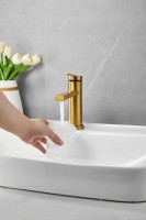 Смеситель для раковины BELZ B813 B10813-5 золото Смеситель для раковины BELZ B813 B10813-5 золото