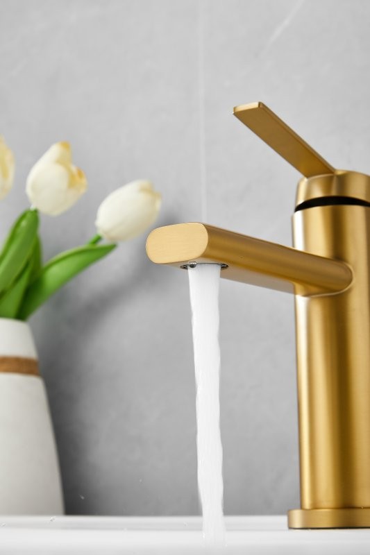 Смеситель для раковины BELZ B813 B10813-5 золото