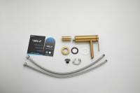 Смеситель для раковины BELZ B813 B10813-5 золото Смеситель для раковины BELZ B813 B10813-5 золото