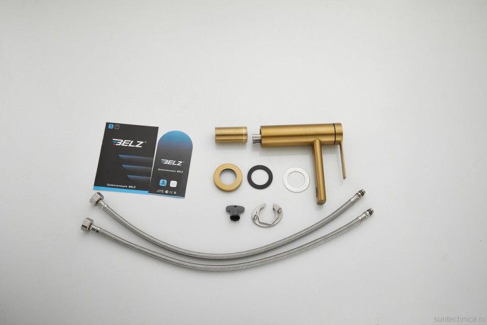 Смеситель для раковины BELZ B813 B10813-5 золото