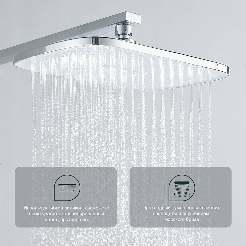 Душевой комплект Splenka S31 S31.27 С ВНУТРЕННЕЙ ЧАСТЬЮ, хром