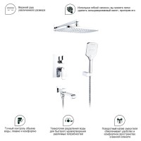 Душевой комплект Splenka S31 S31.27 С ВНУТРЕННЕЙ ЧАСТЬЮ, хром