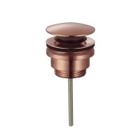 Донный клапан для раковины AQUAme AQM7003BC с переливом, бронза