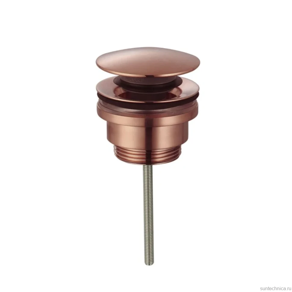 Донный клапан для раковины AQUAme AQM7003BC с переливом, бронза