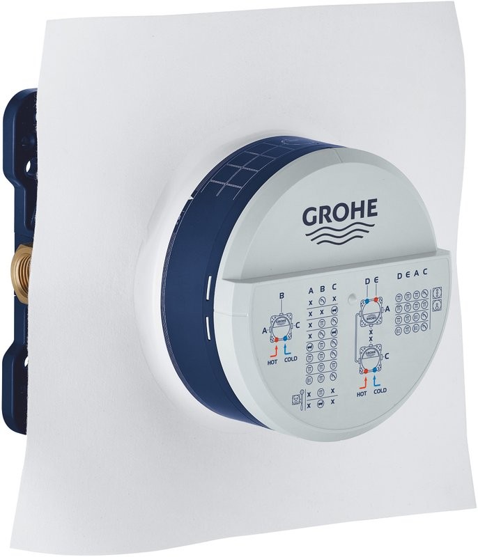 Термостатический смеситель встраиваемый Grohe Grohtherm 24079000 С ВНУТРЕННЕЙ ЧАСТЬЮ, хром