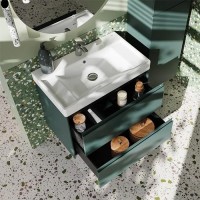 Мебель для ванной комнаты Roca Ona 80 зеленая матовая