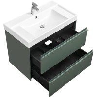 Мебель для ванной комнаты Roca Ona 80 зеленая матовая