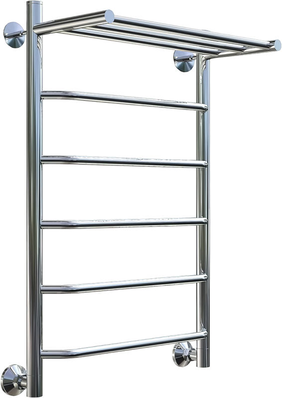 Полотенцесушитель водяной Тругор Браво НП 1 П ЛЦ4 80x60, с полкой