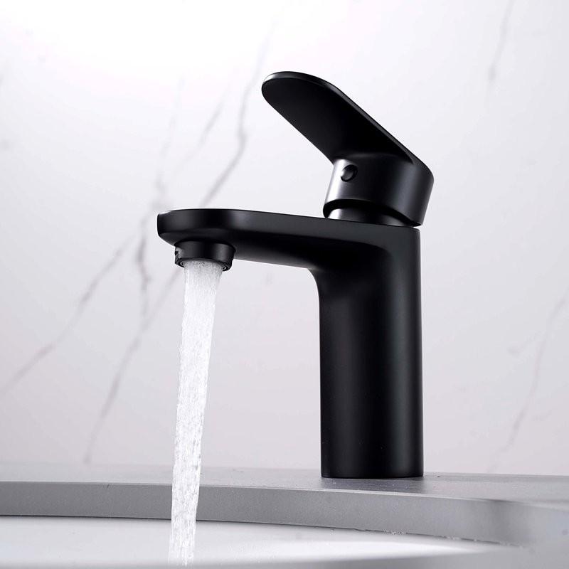 Комплект для ванной AQUATEK Ника AQ1830MB 3 в 1, черный матовый