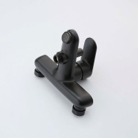 Комплект для ванной AQUATEK Ника AQ1830MB 3 в 1, черный матовый