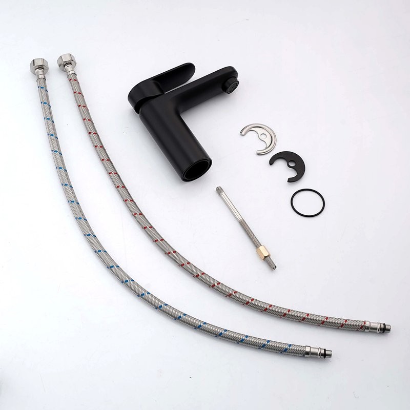 Комплект для ванной AQUATEK Ника AQ1830MB 3 в 1, черный матовый