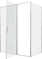Душевой уголок Allen Brau Priority 160x100, профиль серебро браш, стекло прозрачное