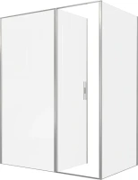 Душевой уголок Allen Brau Priority 160x100, профиль серебро браш, стекло прозрачное