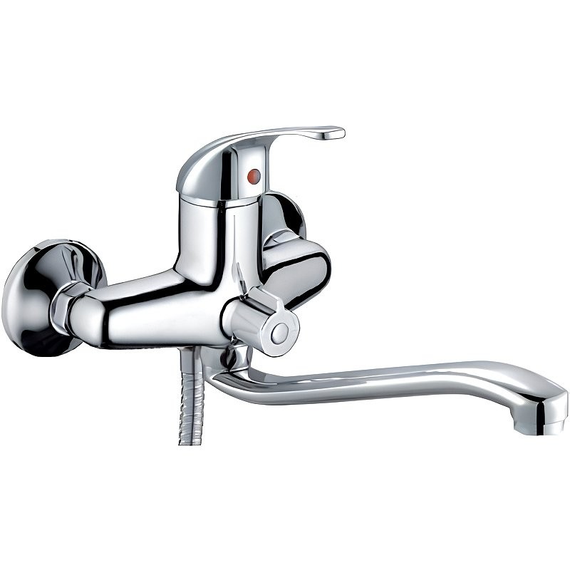 Смеситель с длинным изливом для ванны Frap H29 F2229 хром