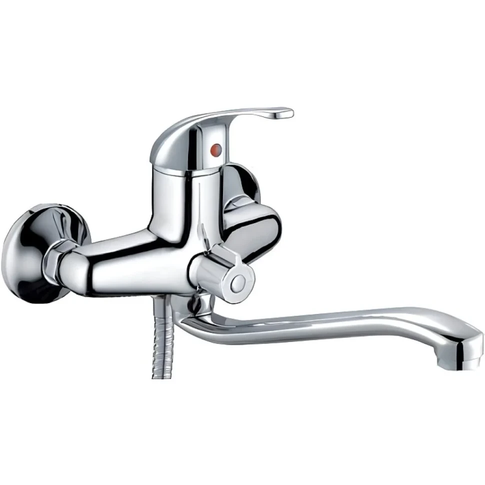 Смеситель с длинным изливом для ванны Frap H29 F2229 хром