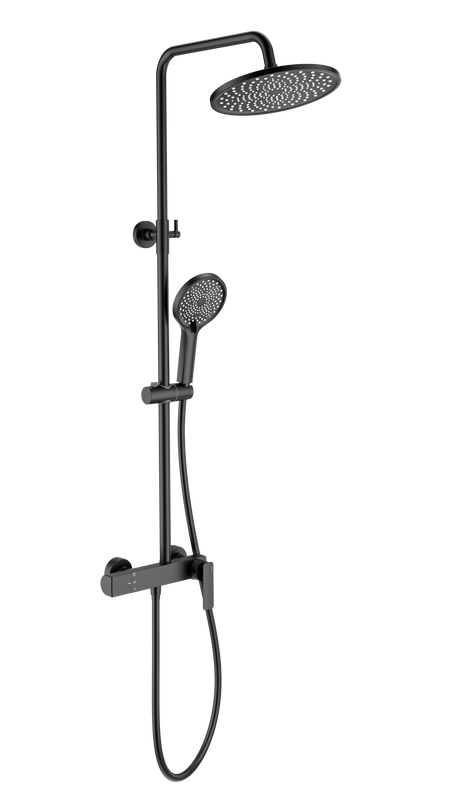 Душевая стойка Wonzon & Woghand WW-B3517-MB матовая черная