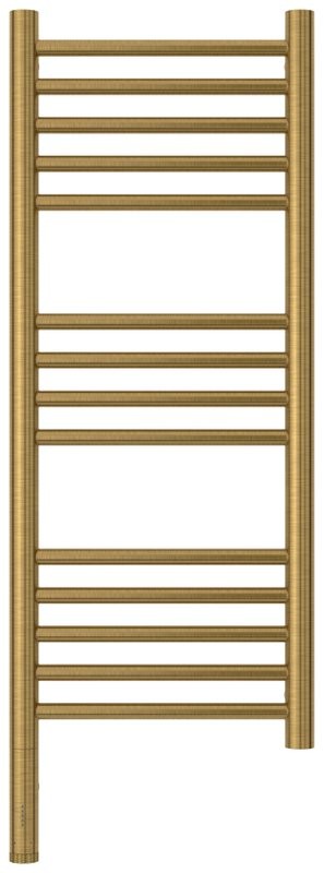 Полотенцесушитель электрический Сунержа Богема 3.1 051-6004-8030 90x35 см, подключение слева, состаренная латунь, лесенка