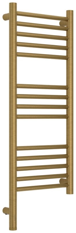 Полотенцесушитель электрический Сунержа Богема 3.1 051-6004-8030 90x35 см, подключение слева, состаренная латунь, лесенка