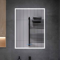 Зеркало-шкаф Alavann Rita 60х80 R с подсветкой, антизапотеватель, часы