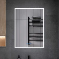 Зеркало-шкаф Alavann Rita 60х80 R с подсветкой, антизапотеватель, часы