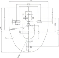 Комплект Унитаз подвесной Ceramicanova Long + Инсталляция STWORKI + Кнопка 230823 хром матовый