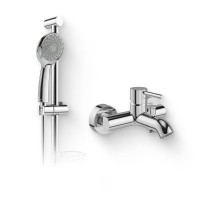 Душевой комплект Смеситель VitrA Minimax S A41994EXP + Гарнитур Samba 3F A45680WSA