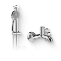 Душевой комплект Смеситель VitrA Minimax S A41994EXP + Гарнитур Samba 3F A45680WSA Душевой комплект Смеситель VitrA Minimax S A41994EXP + Гарнитур Samba 3F A45680WSA