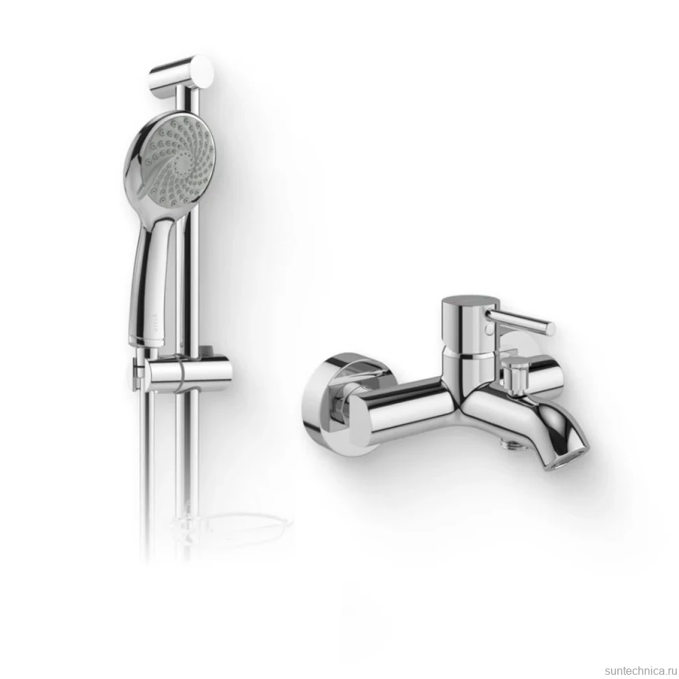 Душевой комплект Смеситель VitrA Minimax S A41994EXP + Гарнитур Samba 3F A45680WSA