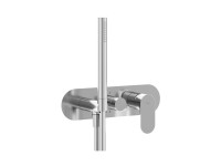 Встраиваемый смеситель для душа и ванны Ravak Eleganta EL 065.00CR.O2+S хром