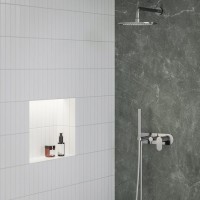 Встраиваемый смеситель для душа и ванны Ravak Eleganta EL 065.00CR.O2+S хром