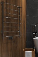 Полотенцесушитель электрический Indigo Europe Lux LELLE80-50Rt серебристый